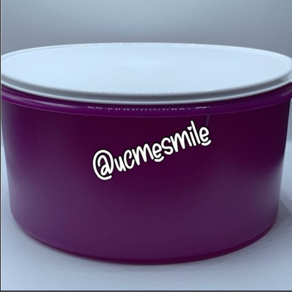 TUPPERWARE Giant Purple Canister - Picture 3 of 7